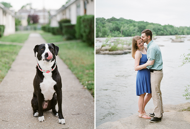 James River portrait session location on the rocks - Sarah Der Photography