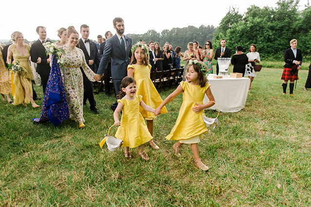 flower girls cry