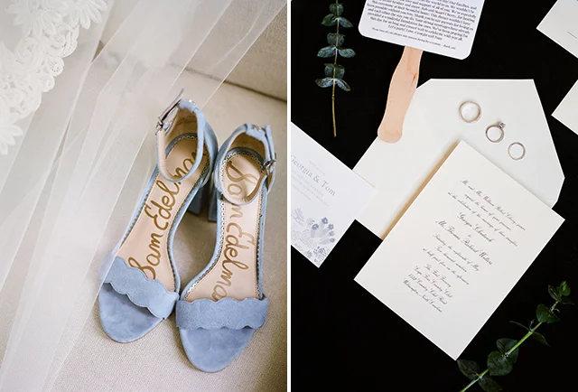 invitation suite styled on styling board by Sarah Der