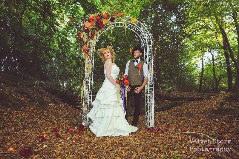 Photography by Velvet Stom . Dress by Yasemins Gowns . Flowers by Nells Flowers & Sussex Flower Farm. Suit from Dickies of Crawley . 