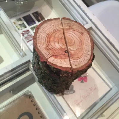 log table number holder hire