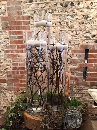 Rustic Twig Centrepiece