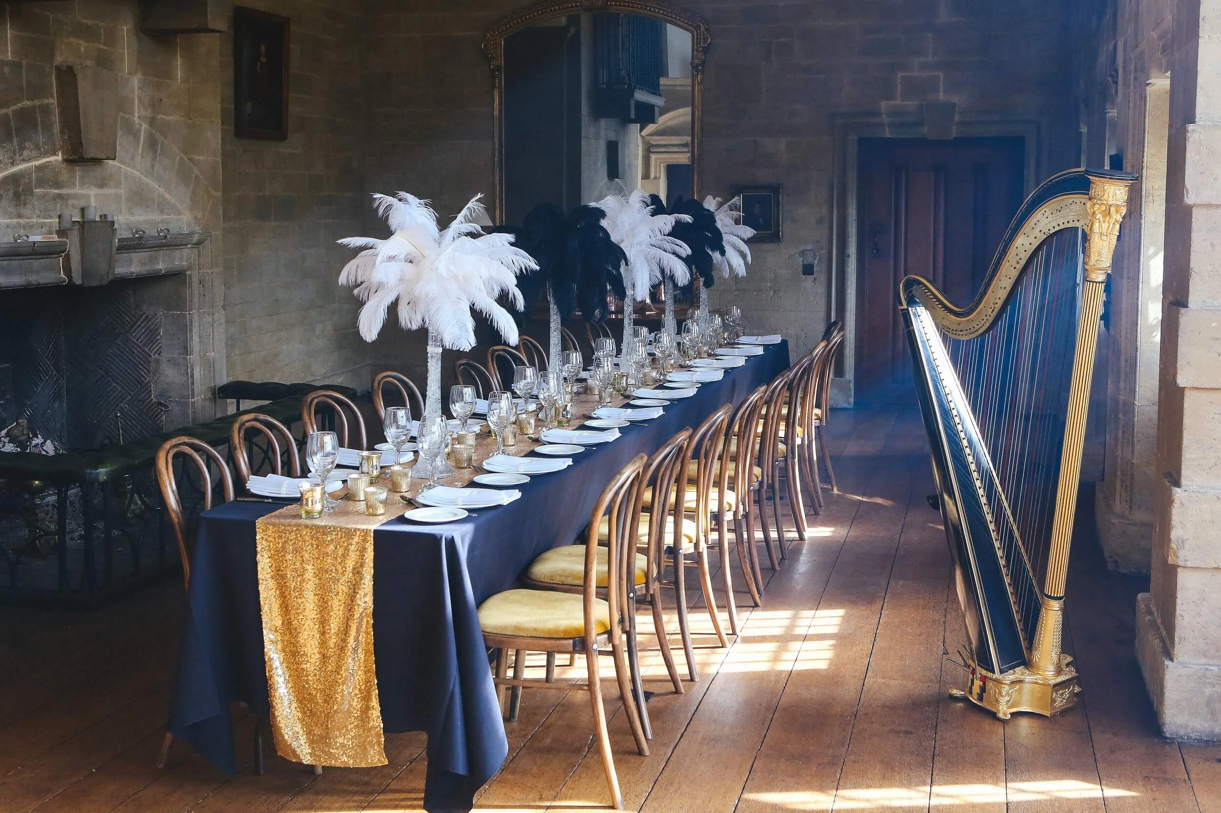 great gatsby 1920's wedding and event decor