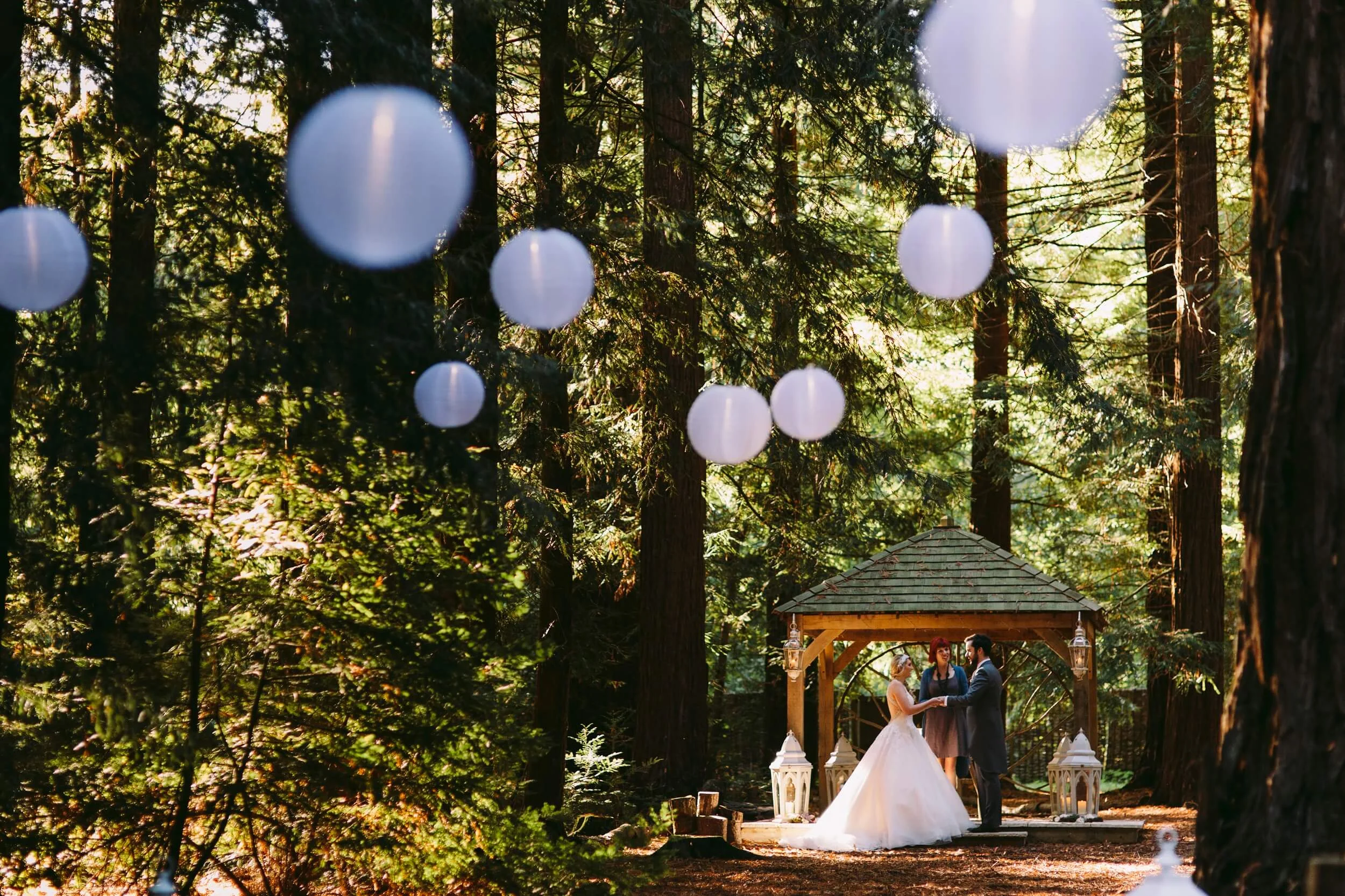 hanging lanterns outside wedding event sussex surrey kent hampshire london two woods