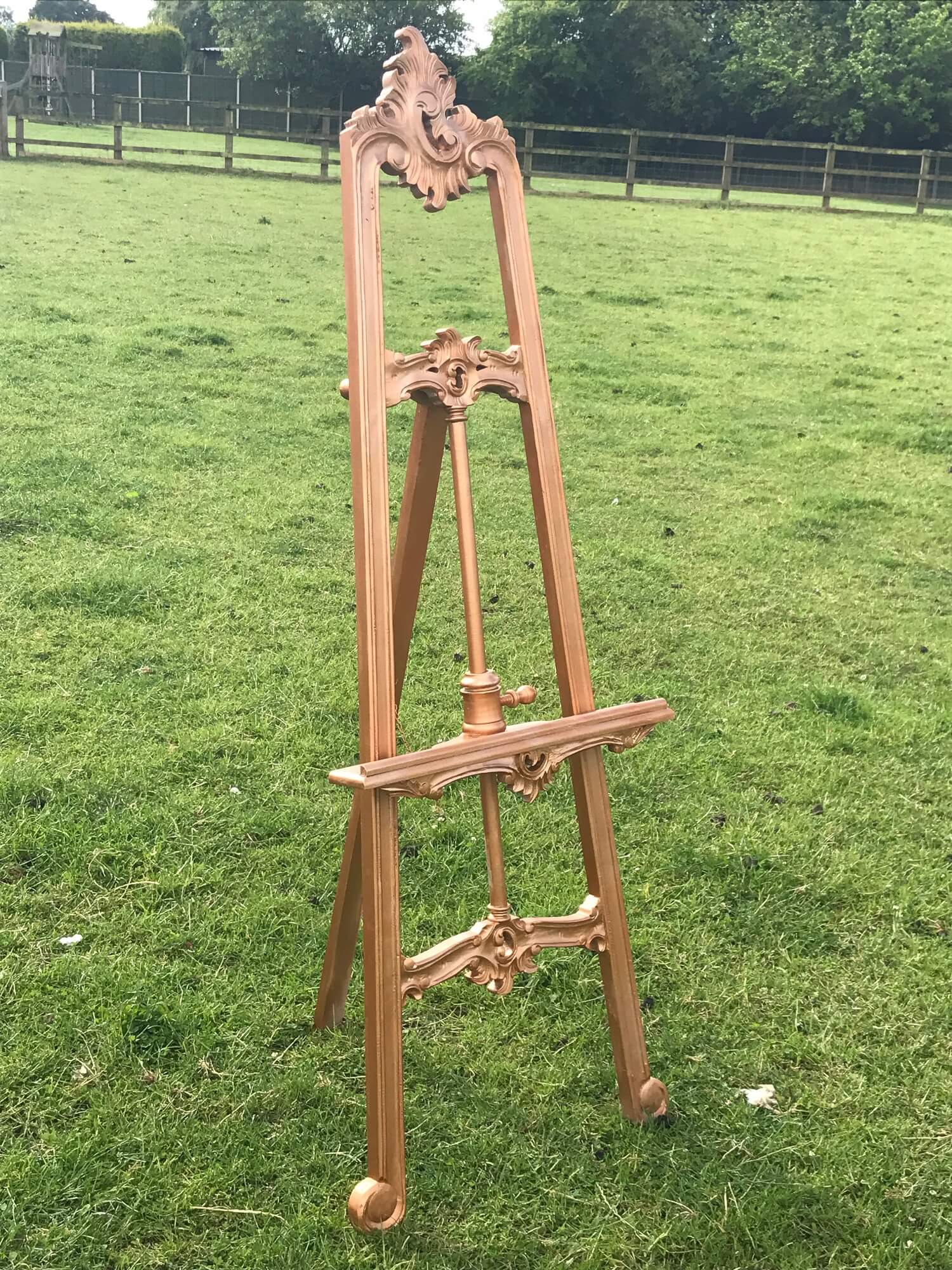 table plan easel gold silver copper rose gold ivory hire wedding