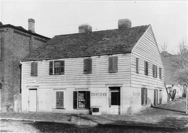 Suter’s Tavern (The Fountain Inn) in Georgetown (Library of Congress)