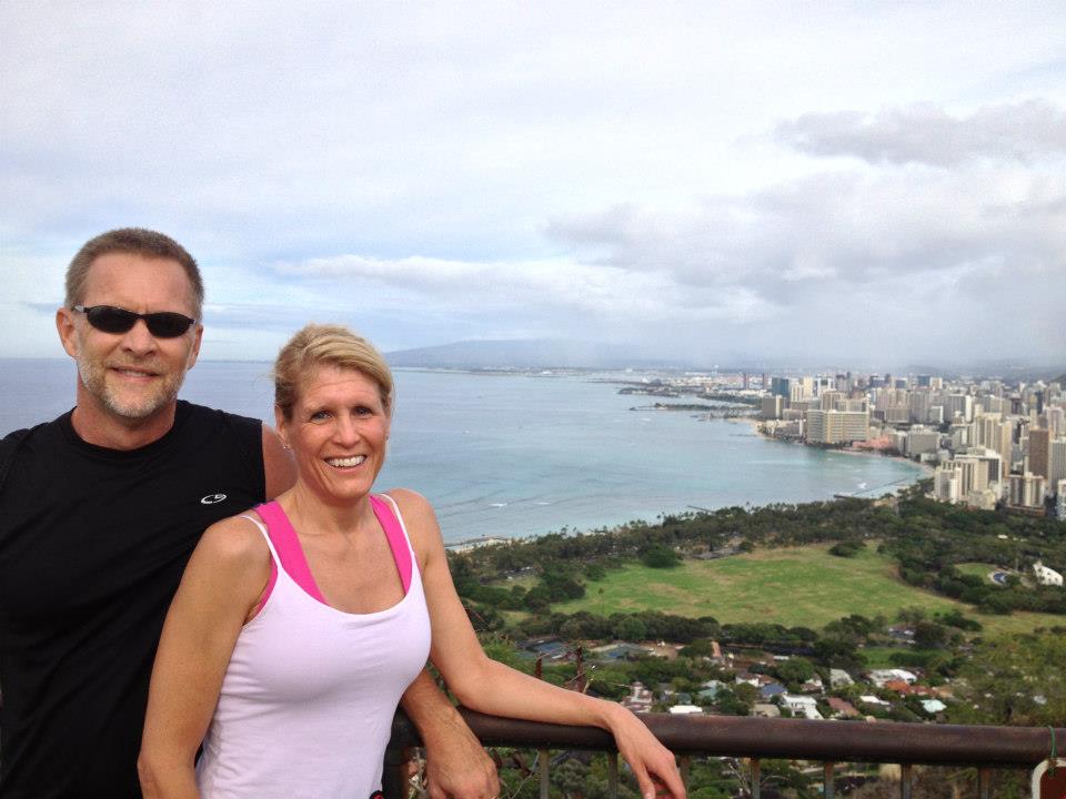 My parents went to Oahu four years ago and took this picture at the top of Diamond Head.