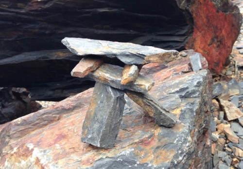 Balance and mindfulness are natural states that are affected by events, our perceptions of them and our reactions to them. When real people find real balance, it isn't perfectly angled or perfectly colored, but it is authentic and more sustainable over time. Photo by Anne Altizer. 