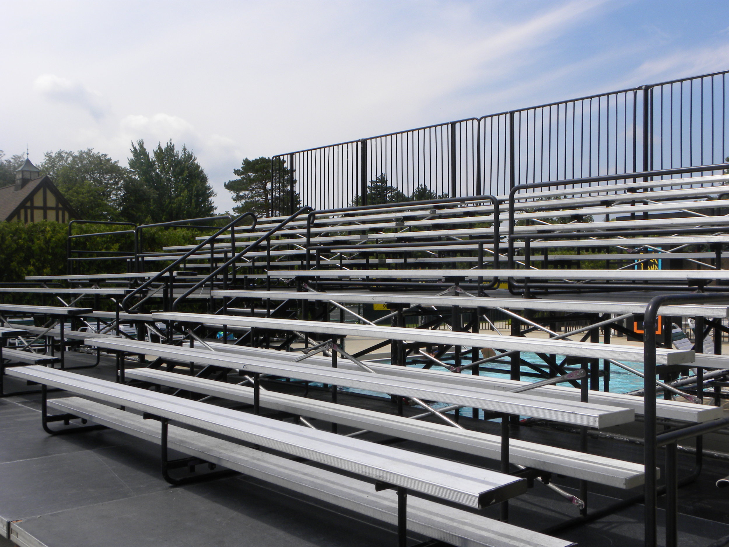 Bleacher Rental For Meadowbrook Country Club Swim Meet.jpg