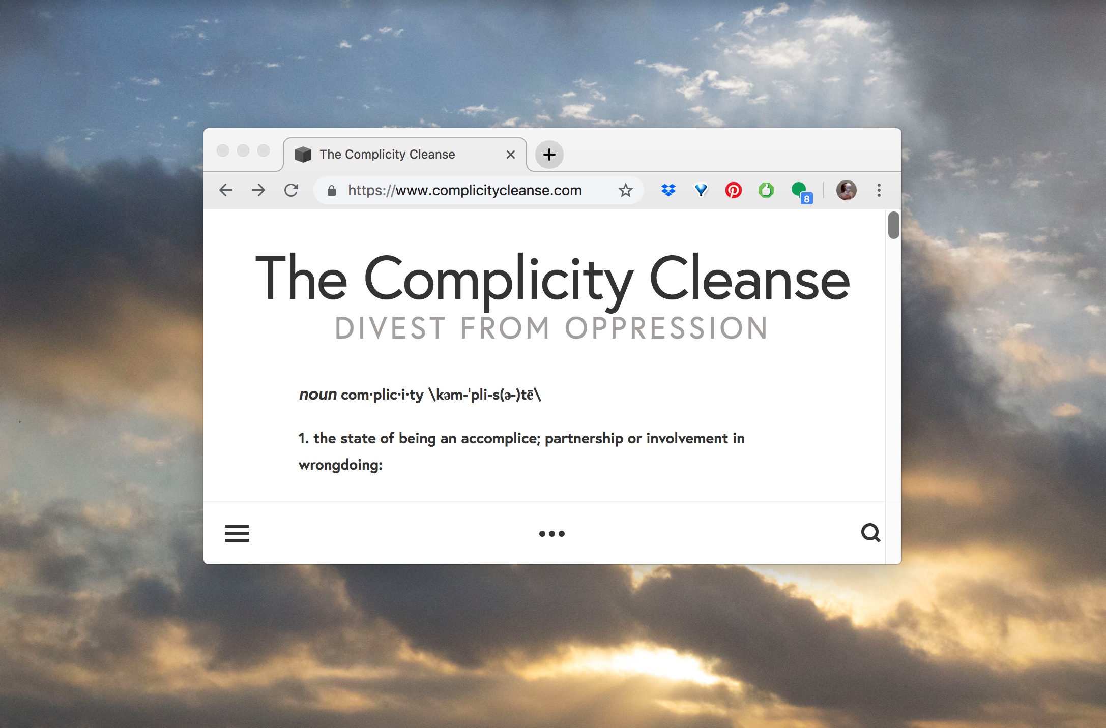 complicity cleanse 