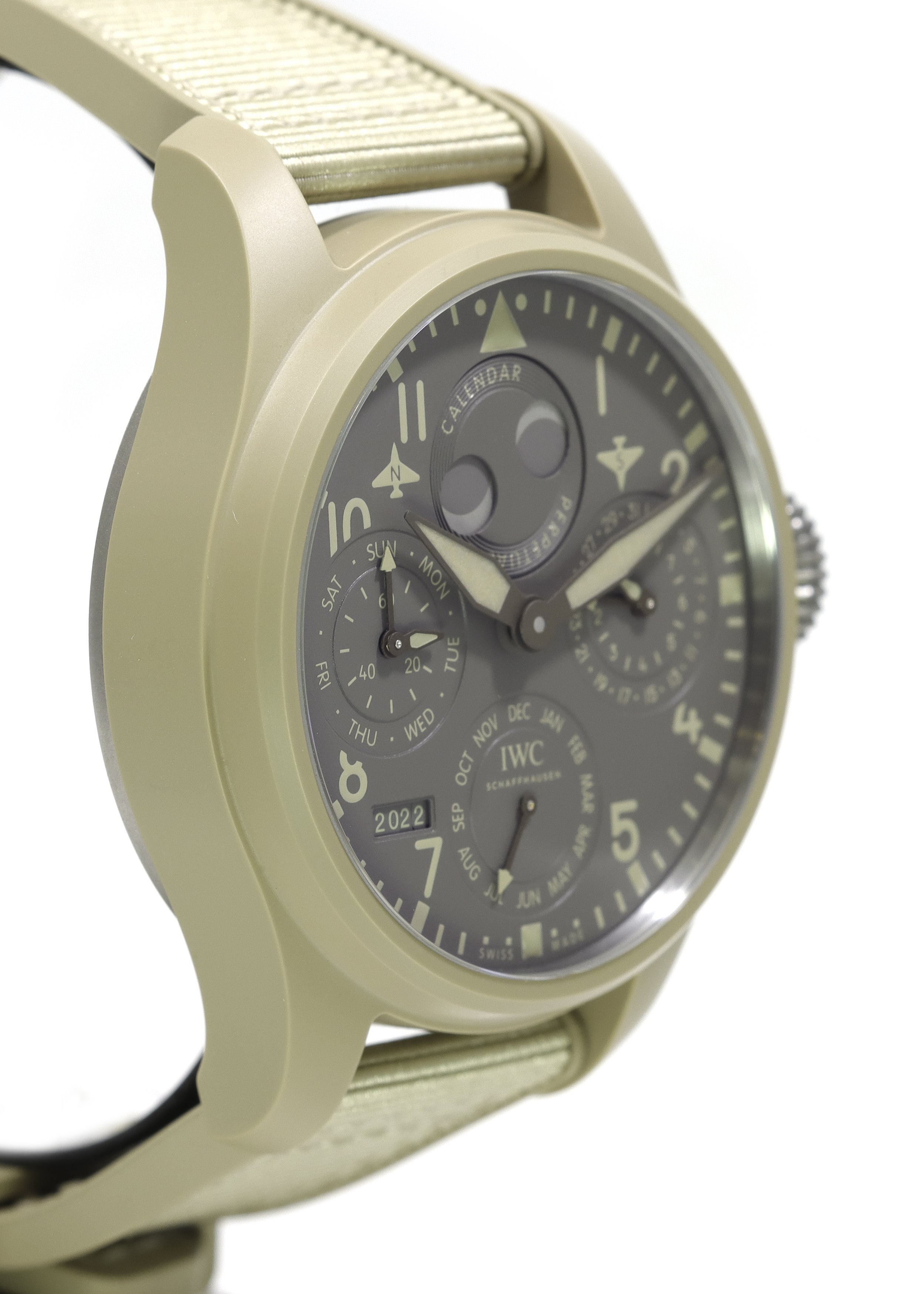 IWC Big Pilot Perpetual Calendar Top Gun Mojave Desert — Oliver Smith Jeweler