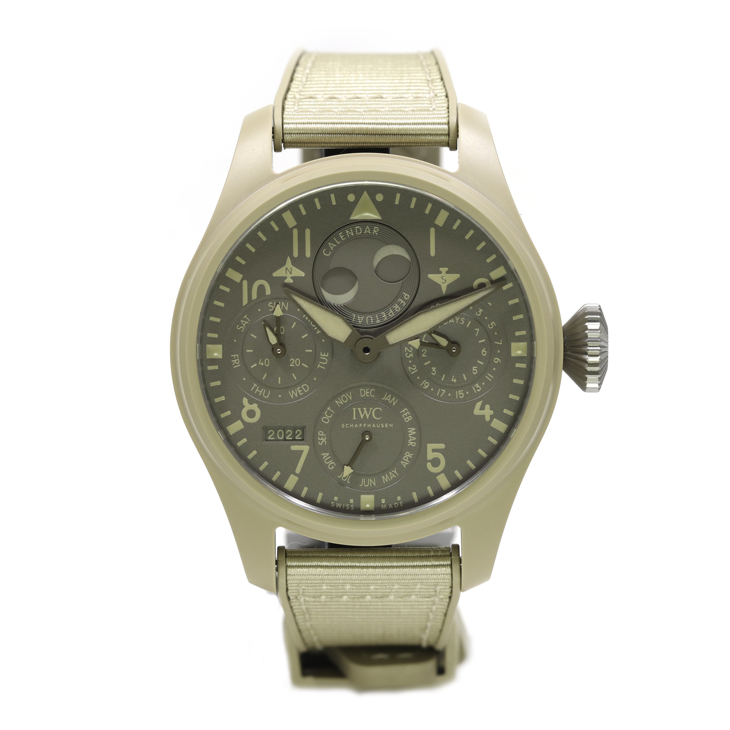 IWC Big Pilot Perpetual Calendar Top Gun Mojave Desert — Oliver Smith Jeweler
