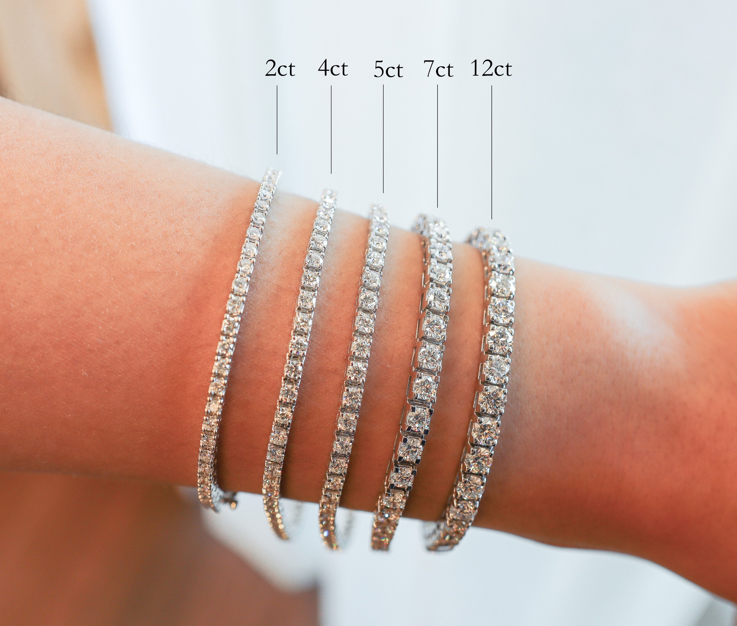 3ct White Diamond tennis Bracelet - Afrogem Jewellers