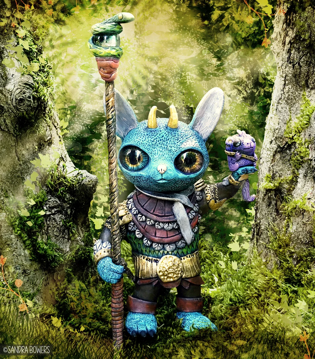 SANDRABOWERS-TOYS-WARRIOR IN FOREST.jpg