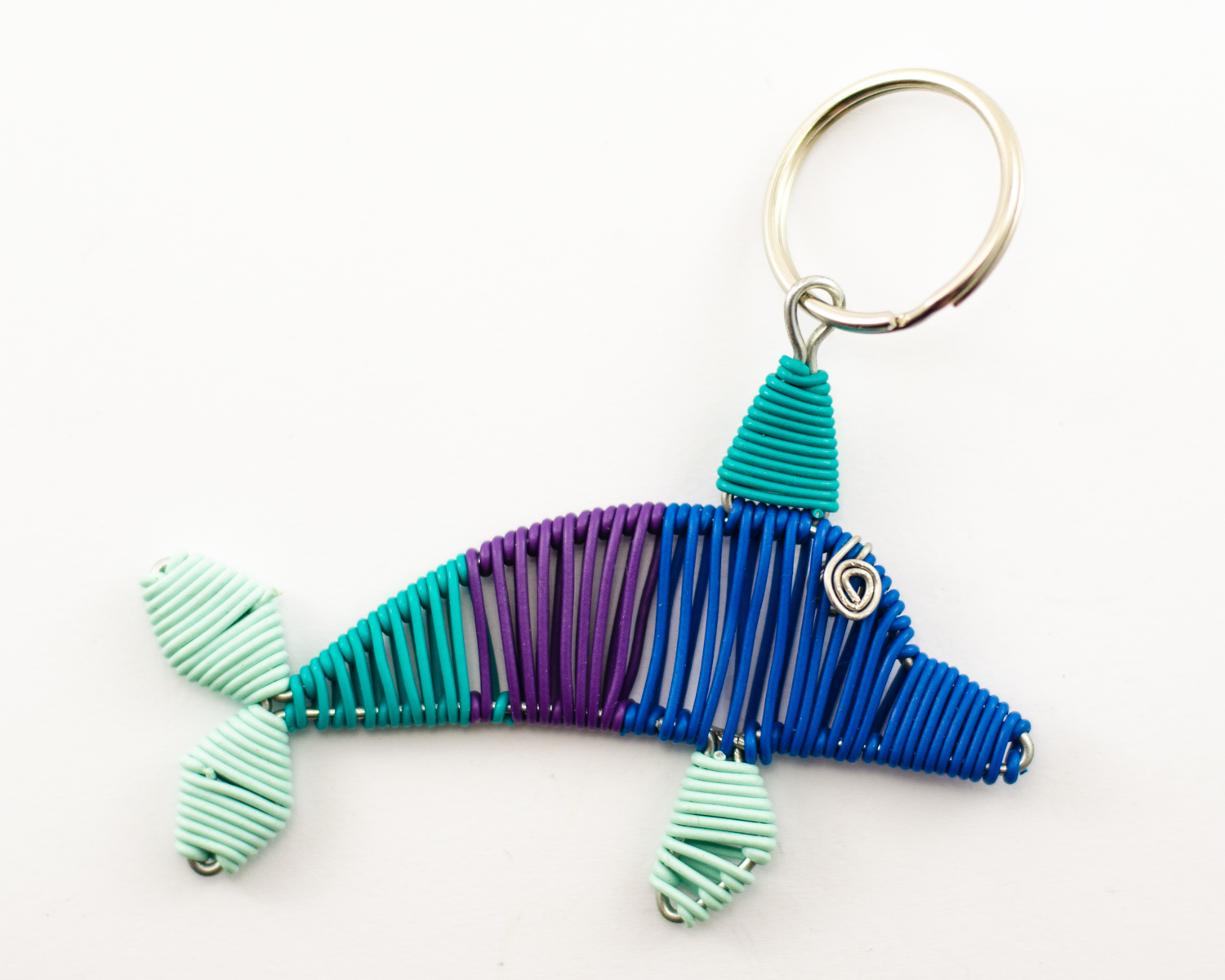 2D Scooby Dolphin Keyring