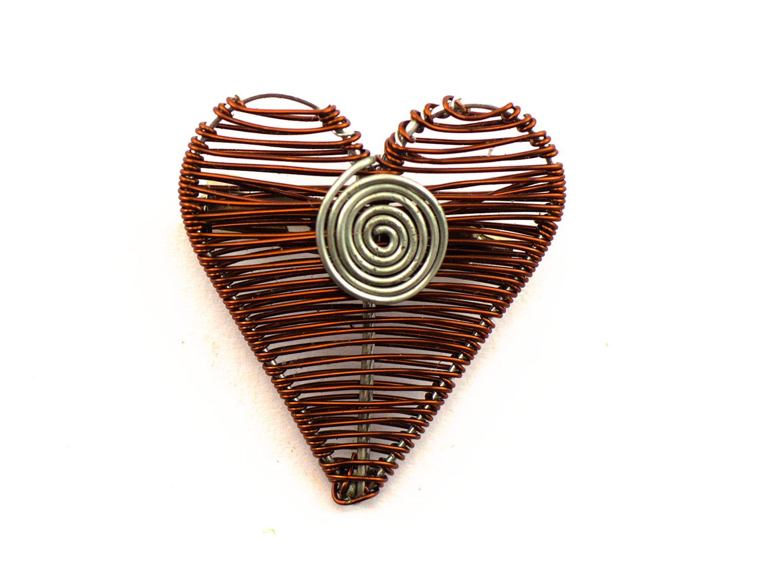 Heart brooch