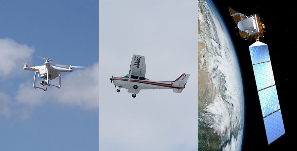 Capitalize on the eyes above - more drones, planes, satellites