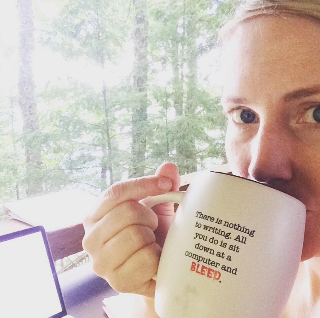 My awesome ThrillerFest mug
