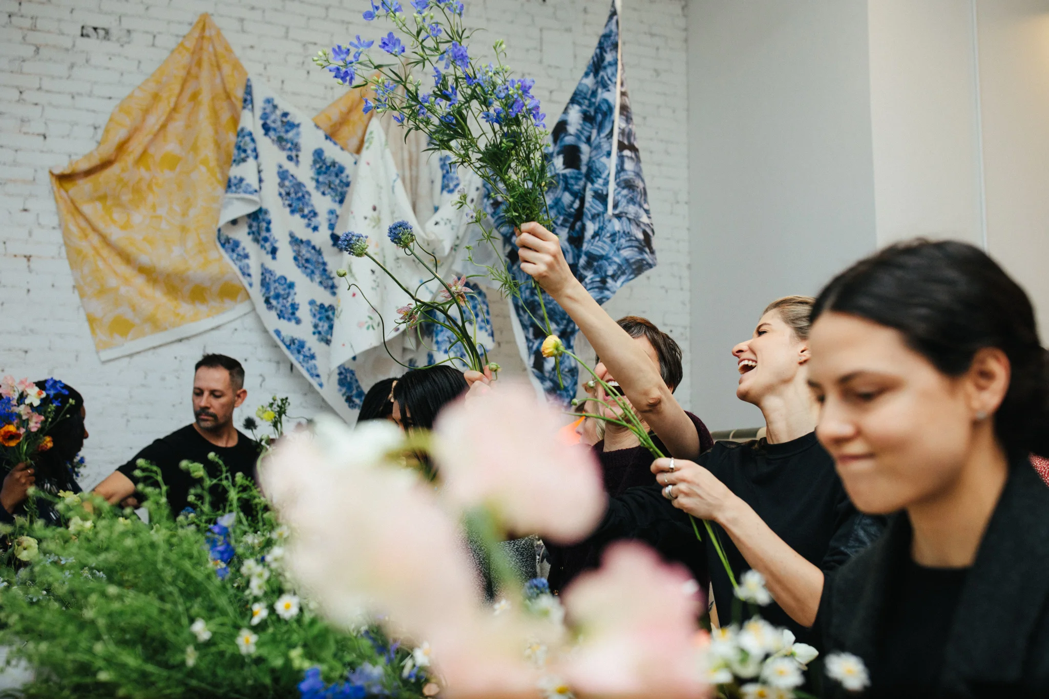 DIY Bouquets to celebrate the launch of Flat Vernacular’s newest capsule collection, Wilds! Photography by Sylvie Rosokoff .