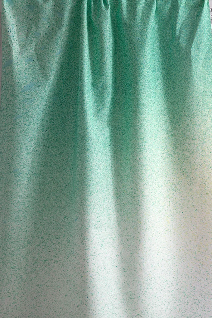 Try using atmospheric Heavens fabric in colorway Sea Spray to create an airy room with beachy undertones.