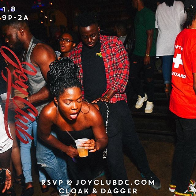 Government furlough got you out on a Tuesday ? We got you covered . Complimentary drink pass with proof of federal government employment at the door . $7 Jameson and $7 Jose Cuervo Tequila all night . Doors open at 9pm and the @joyclubdc crew in the booth. #cloakdaggerdc #joyclubdc