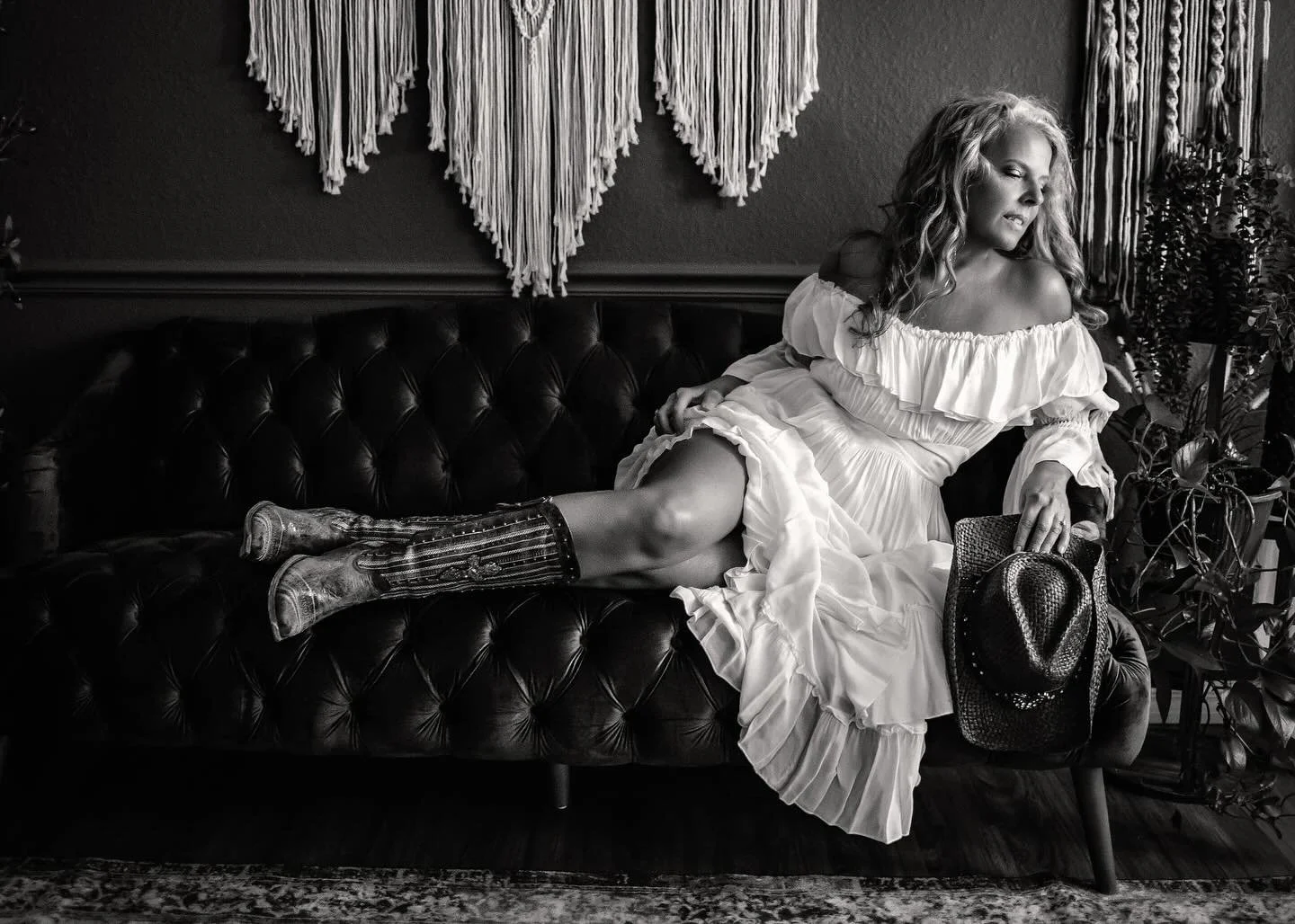 Boudoir doesn&rsquo;t have to be all skin and lace- it&rsquo;s whatever makes you feel most beautiful. A wedding dress is a perfect addition to your session! 🖤