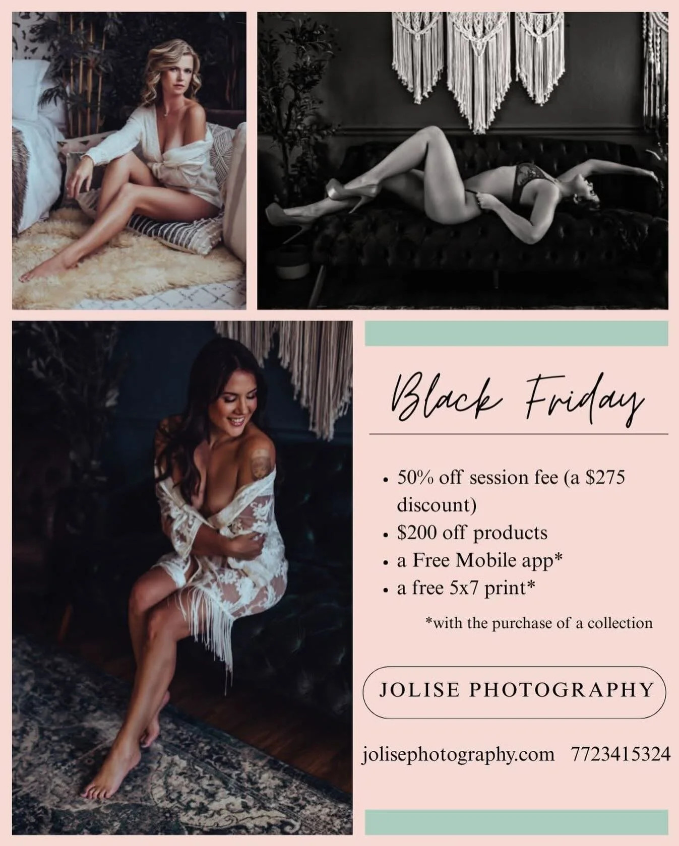 Don&rsquo;t miss this chance to book your boudoir session at the lowest price of the year! A savings of over $600. Link is open and booking has started for VIP members! DM or comment VIP to learn more.