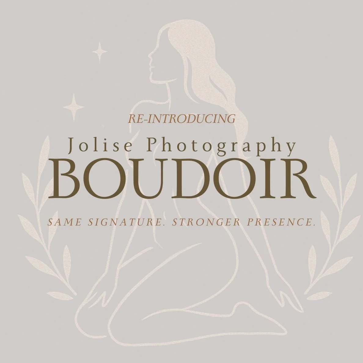 Same name.
New season.

Jolise Photography is back&mdash;with more intention, more depth, and a deeper commitment to what boudoir is really about.
This isn&rsquo;t about becoming someone else. It&rsquo;s about seeing yourself clearly&mdash;strong, so
