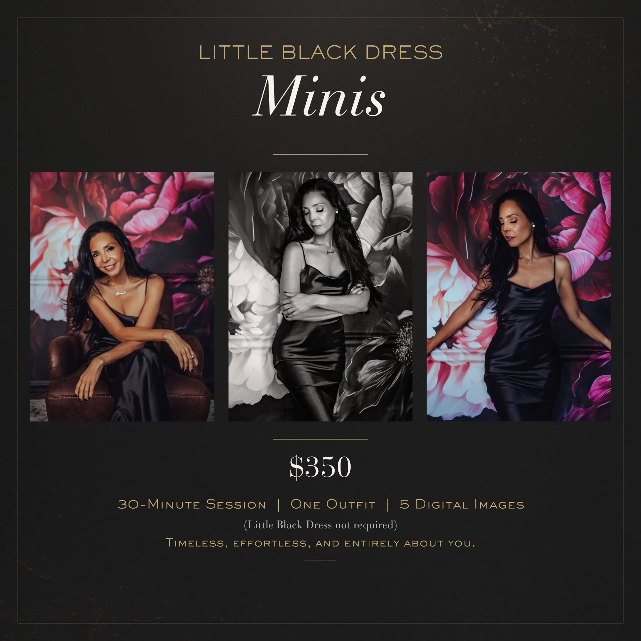 Not every woman wants a full boudoir session.
Sometimes you just want a reason to put something on that makes you feel like yourself again, step in front of the camera, and leave with photos that actually look like the version of you everyone else se
