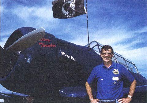 Mark Berent, with his t-6