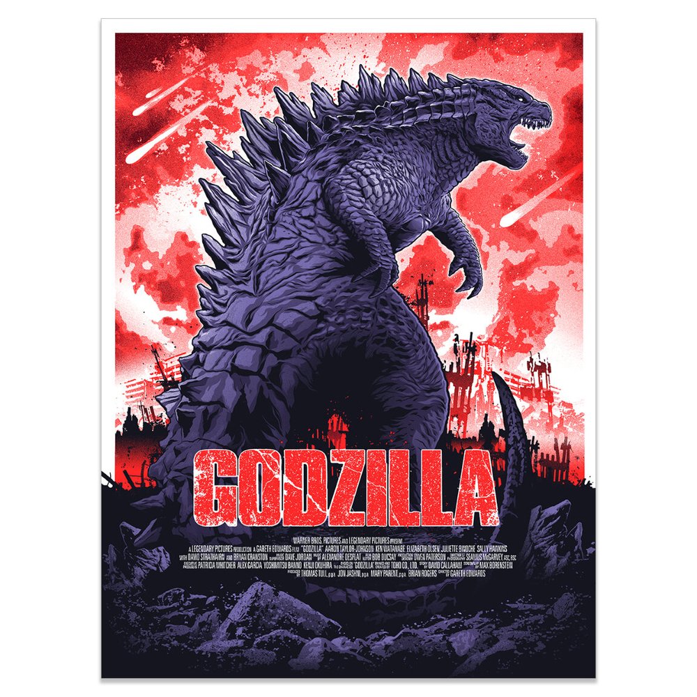 Godzilla Godzilla Final Wars (2004) Movie Poster Mural Officially