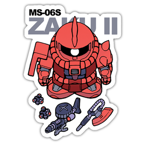 MS-06S Zaku II Sticker — Alexander Iaccarino