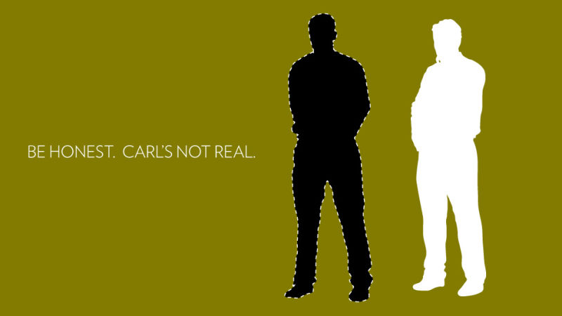 If Carl is the white guy then this is true for me.