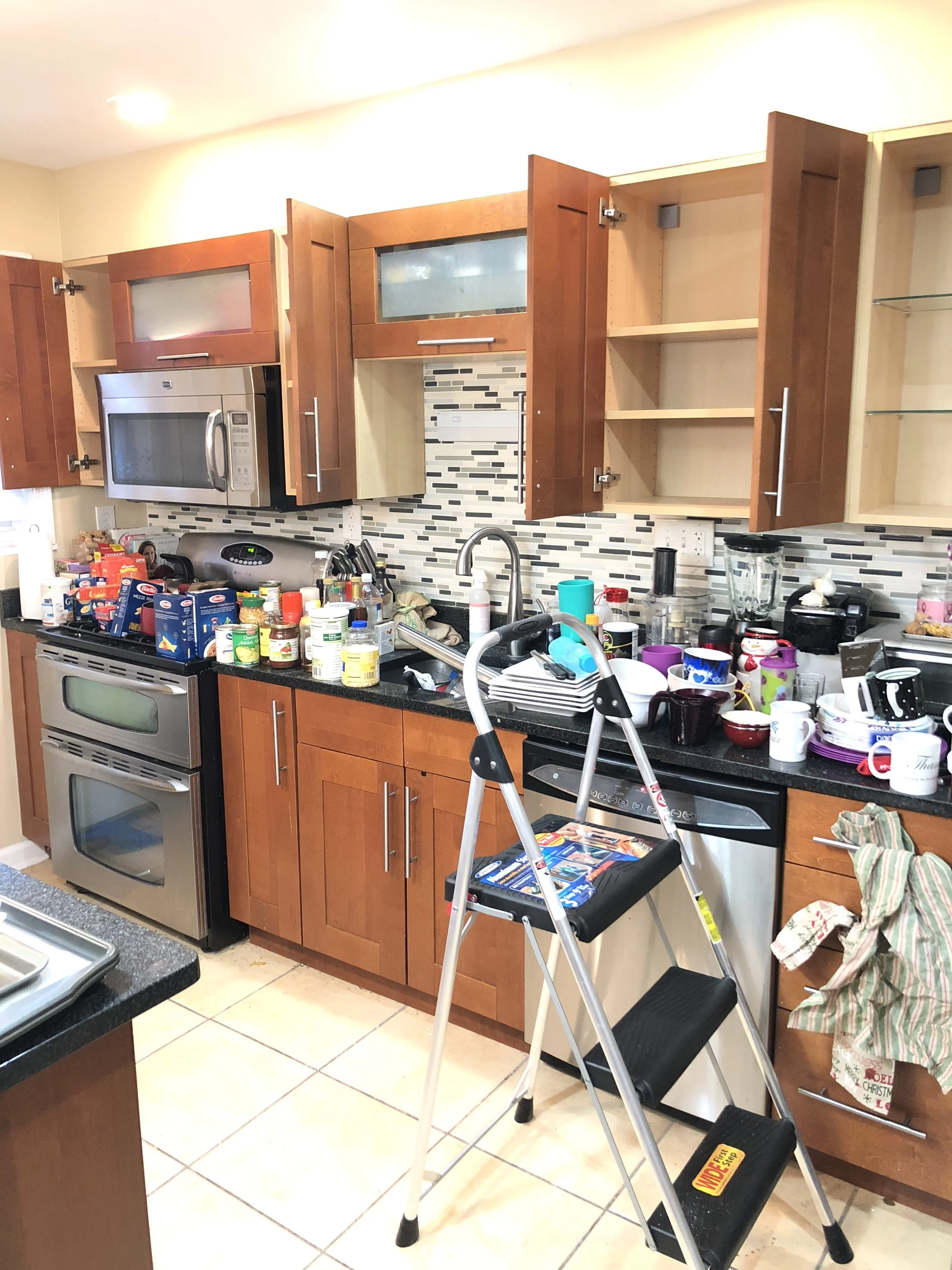 The kitchen purge.