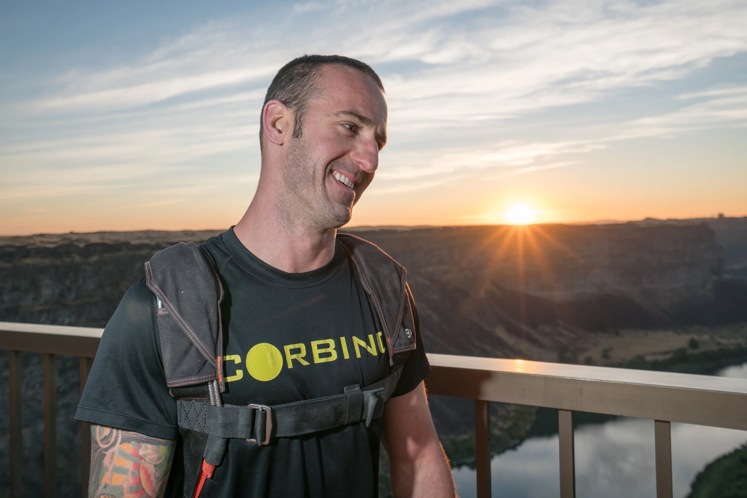Danny Weiland, BASE Jumper and World Record Holder. Photo by Scott Rogers