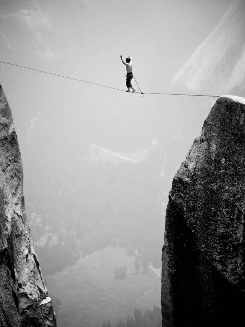 I found this old photo of baby me; my first time on the Lost Arrow Spire line ~18 years ago. 🤯 I&rsquo;ve been back on it a few times since, but dang another trip to Yosemite soon sounds pretty dang good.