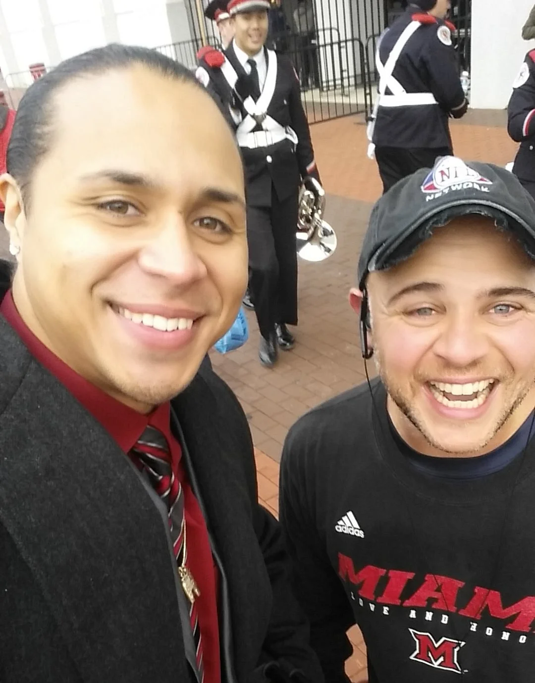 Running into Frog before the game!