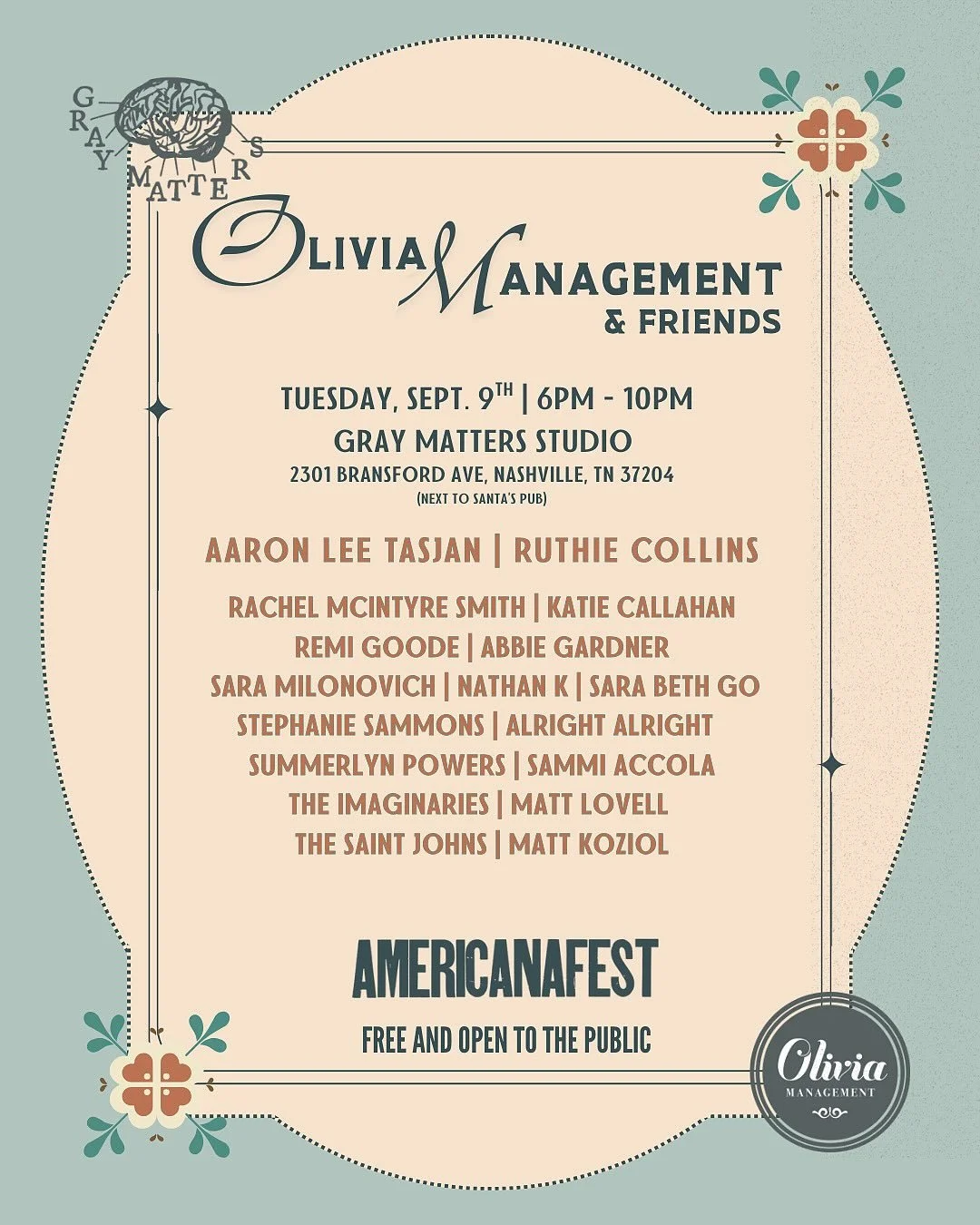 LAST REMINDER!!! @americanafest week is a go! See you soon!