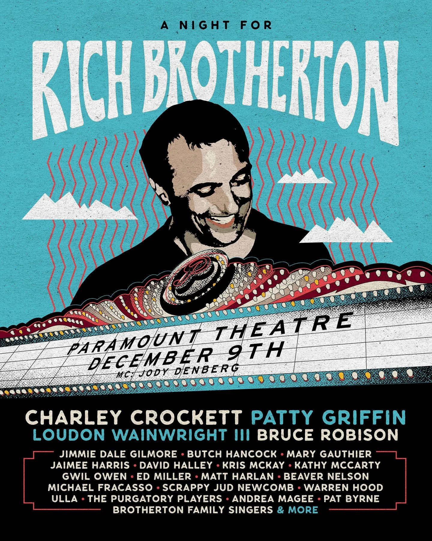 @marygauthier just announced an upcoming show for the legendary Rich Brotherton. Come see Mary and @jaimeeharris play in honor of Rich, who played acoustic guitar and banjo on Mary's Mercy Now record, and is a pivotal part of the Austin music scene. 