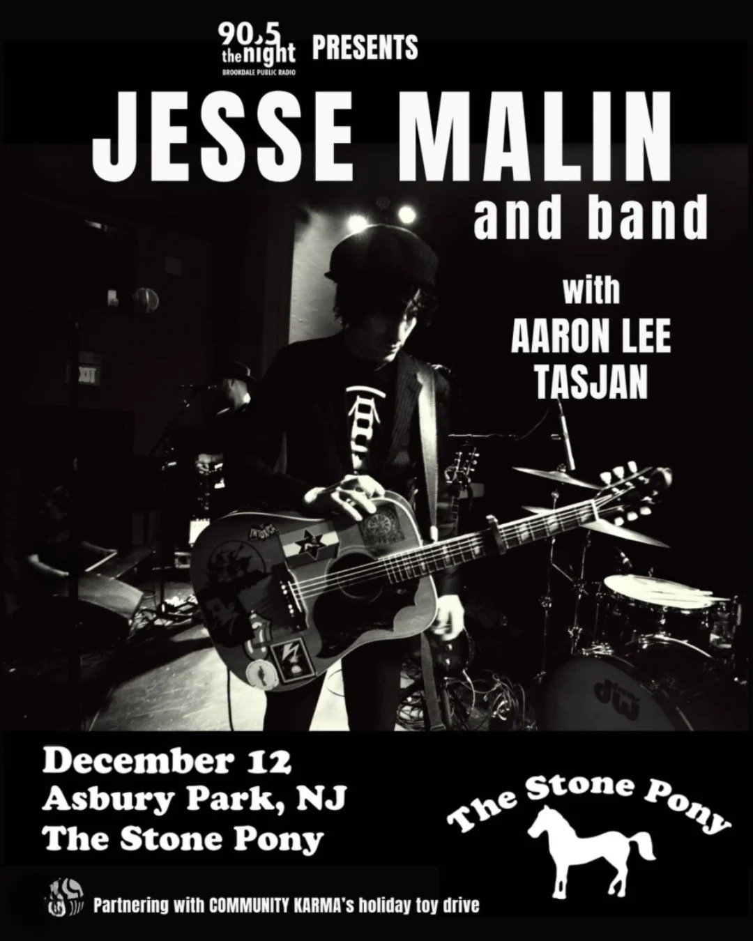 TONIGHT! @aaronleetasjan and @jesse_malin play @stoneponyclub in Asbury Park, NJ. This is going to be a killer show - don't miss it! Get your tickets at the link in our bio.