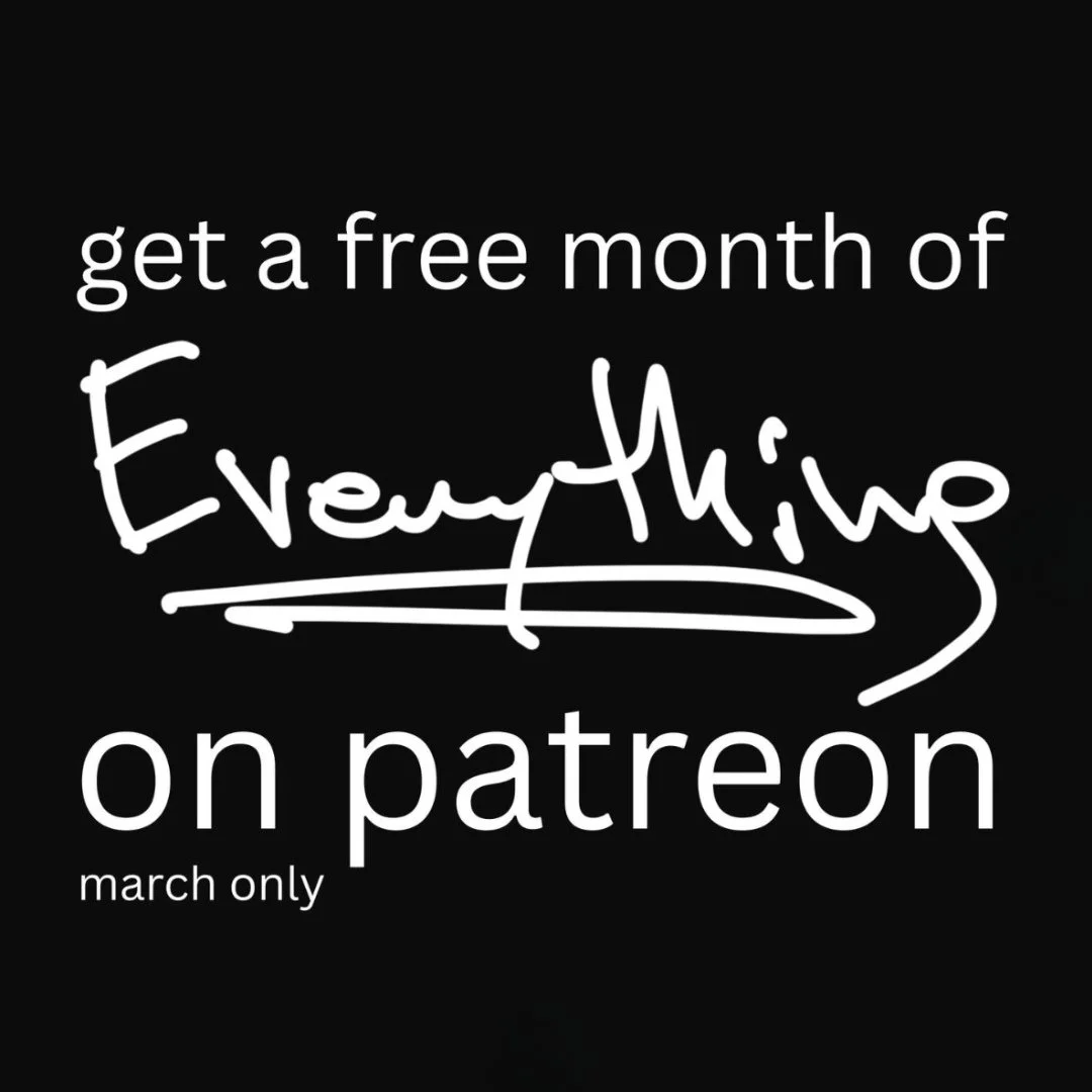 Now through the end of March, get everything for free on @derekwebb's Patreon! It's a great chance to sample all of the rewards before choosing the best tier for you. From livestreams to zoom hangouts to culture conversations, there's so much to enjo