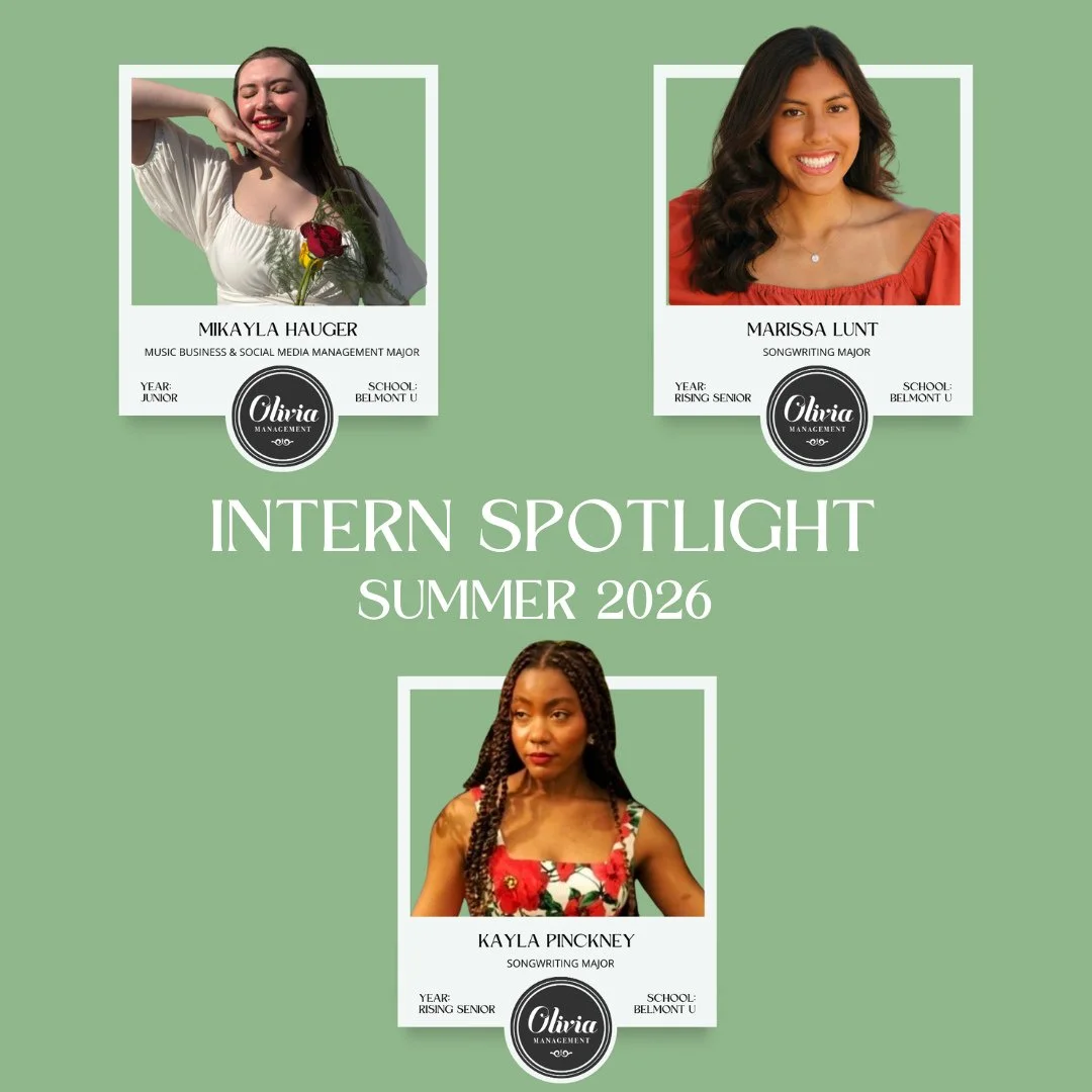 Our new interns have arrived! Meet Mikayla, Marissa, and Kayla from @belmontu. We are so grateful to have these talented ladies joining us this summer. Looking forward to a great semester! 🎉