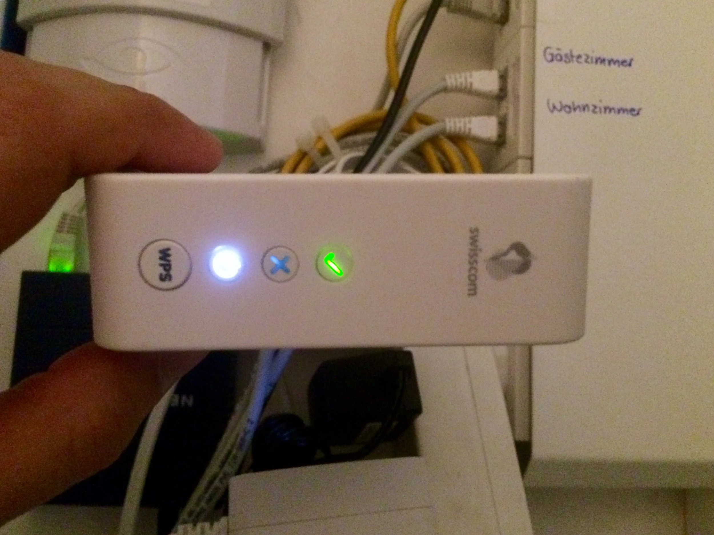 Swisscom Kabellos TV-Verbindung Installation