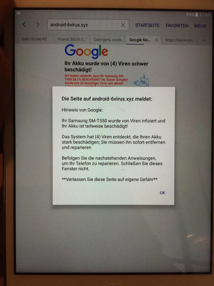 Android Virusreparatur