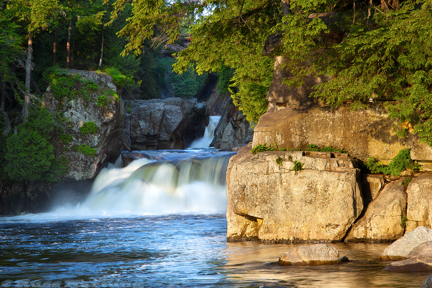 "The Flume" during Spring runoff. 