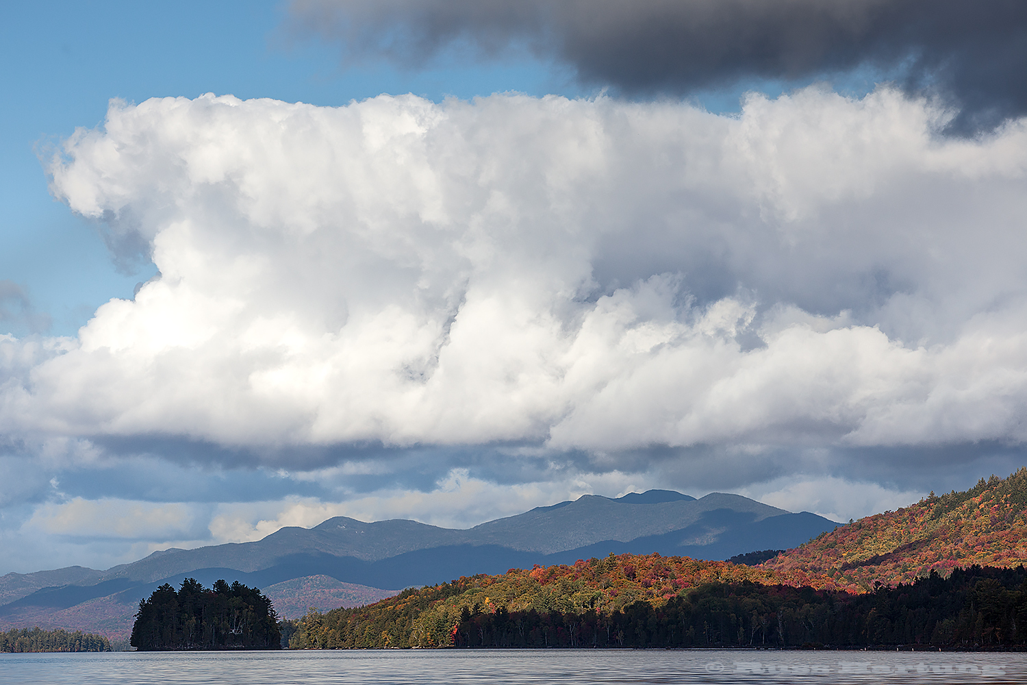 View from my kayak on Long Lake in early October. 