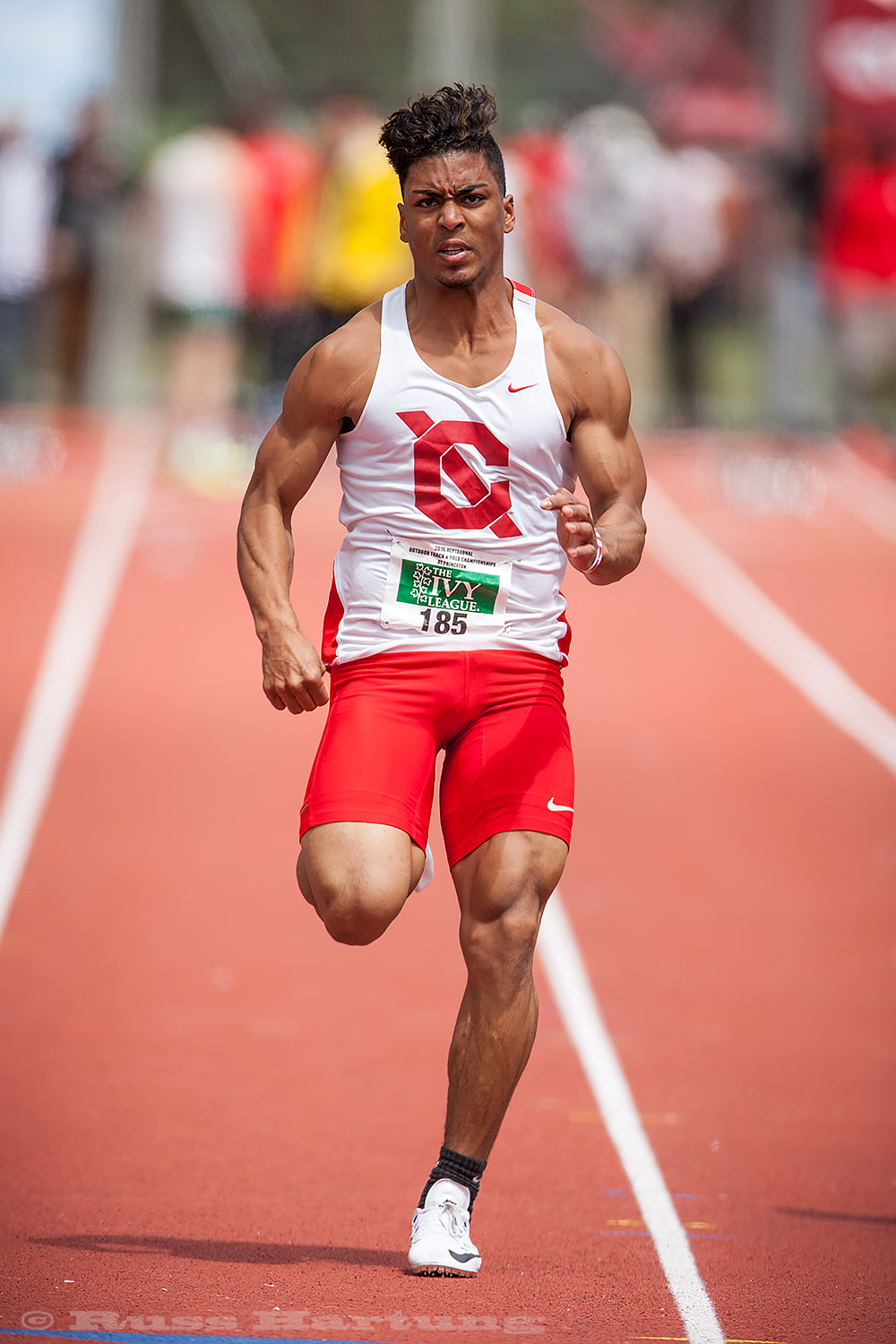 It's interesting seeing how different body types are natural fits for different events. The sprinters always have the best muscle definition for that explosive speed. 