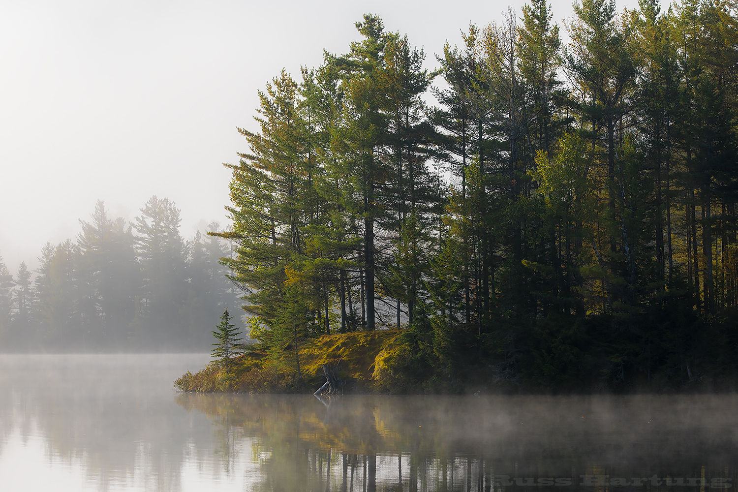 Morning on Lake Kushaqua. 