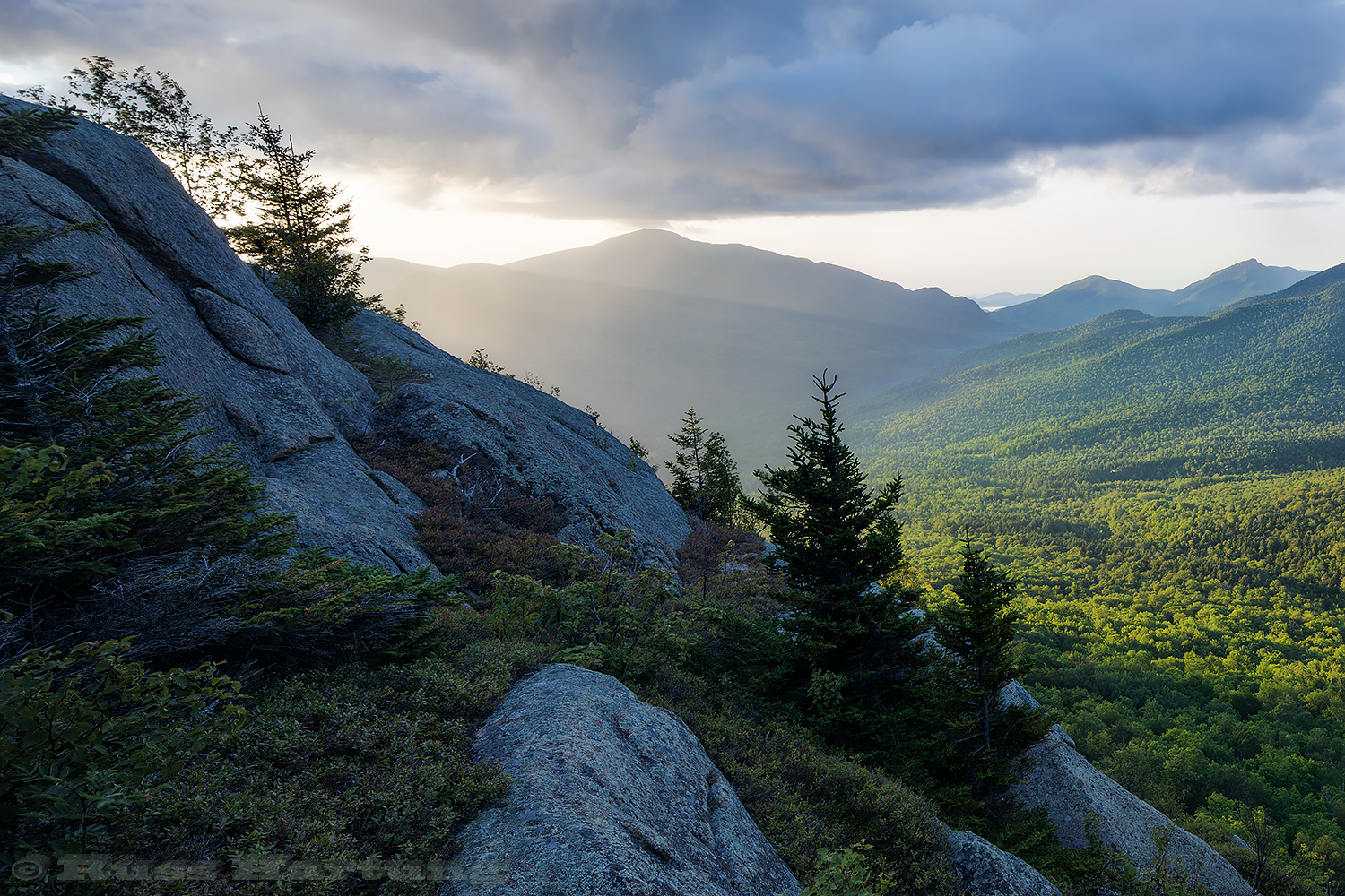 Sunrise from Little  Porter. 