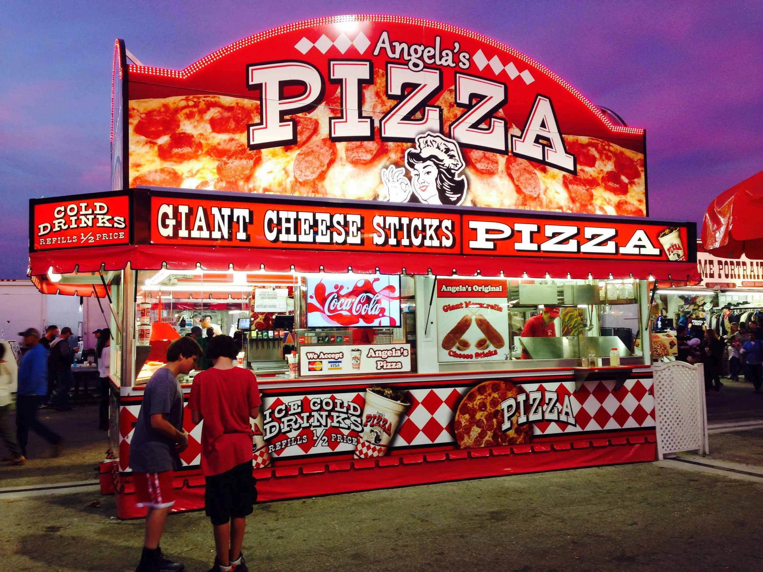 Angela's Pizza - South Florida Fair 2015 - West Palm Beach, FL
